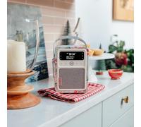 VQ Monty DAB/DAB+ Digital Radio & Bluetooth Speaker - Cath Kidston Antique Rose, Multi
