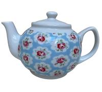 Cath Kidston Provence Rose Pale Blue Teapot
