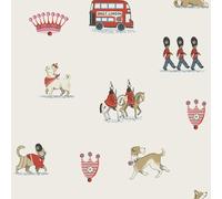 Cath Kidston Queenie's London Wallpaper | Cream