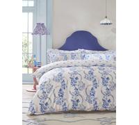 Cath Kidston Road Floral Duvet Cover Set In Blue Blue King