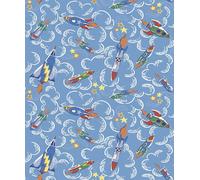Cath Kidston Rockets Wallpaper Rolls In Blue Blue One Size