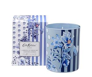 Cath Kidston Scented Candle 220g, Home Fragrance, Nutmeg, Cedarwood and Lilac, 40 Hours Burn Time, Reusuable Glass Jar, Housewarming Gift, Vegan and Cruelty Free