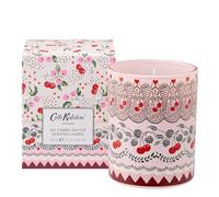 Cath Kidston Scented Candle 220g, Home Fragrance, Sweetness of Vanilla Bean and Sandalwood Scent, 40 Hours Burn Time, Reusable Glass Jar, Housewarming Gift, Vegan and Cruelty Free