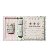 Cath Kidston Scented Candle 70g, Room Spray 30ml, Home Fragrance, Vegetable Wax, Burn Time 20 to 25 Hours, Orange Blossom Scent, Travel Size, Beauty Gift, Cruelty and Vegan Free