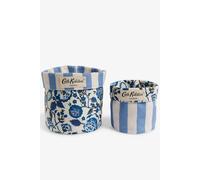 Cath Kidston Set of 2 Blue Floral Reversible Storage Bags Cath Kidston Blue