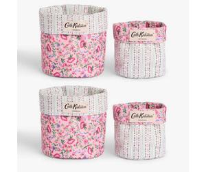 Cath Kidston Set Of 4 Floral Reversible Storage Bags