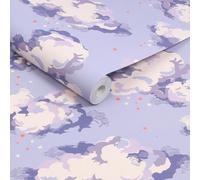 Cath Kidston Silver Linings Violet Wallpaper