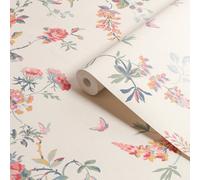 Cath Kidston Spring Birds & Roses Smooth Wallpaper