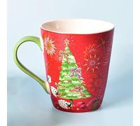 Cath Kidston Stanley Christmas Tree Mug in Red/Navy