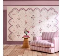 Cath Kidston Stitch In Time Pink Fixed Size Mural Print To Order