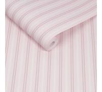 Cath Kidston Stitched Stripe Pink Wallpaper