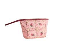 Cath Kidston Strawberry Cotton Pouch - Pink - One Size - Pink - 100% Cotton