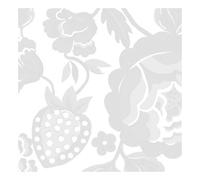 Cath Kidston Strawberry Gardens Glass Splashback Sample - Grey (100X100mm)