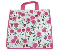 Cath Kidston Strawberry Pink Rose Large Reusable Shopper Shopping Bag Tote