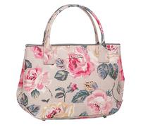 Cath Kidston Taupe Forest Rose Embossed Mini Tote Handbag Bag
