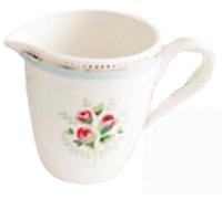 Cath Kidston Tea Rose Pale Blue Milk Jug Creamer