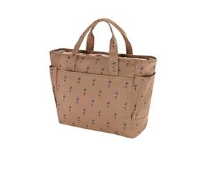 Cath Kidston The Tripper Tote/Overnight Bag Bee and Heart in Camel Reverse Cotton with PVC Coating