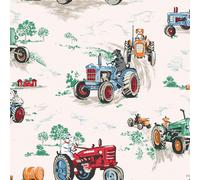 Cath Kidston Tractor Multi Wallpaper