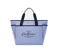 Cath Kidston Twill Stripe Tripper Tote - Cream Blue