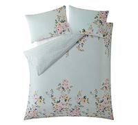 Cath Kidston Vintage Bunch Mint Floral Duvet Cover Set (Double Duvet Cover Set 200x200 Centimetres)