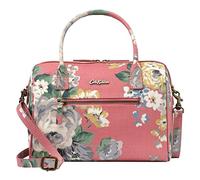Cath Kidston Vintage Pink Norfolk Rose Embossed Bowler Bag Handbag