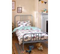 Cath Kidston Vintage Tractors Reversible Double Duvet Cover Set With Pillowcases Cream