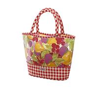 Cath Kidston Warm Cream Painted Fruit Clear PVC Tote & Zipped Pouch