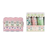 Cath Kidston Wash Bag, Cosmetic Storage+Cath Kidston Hand Cream Trio Gift Set 3X 30ml