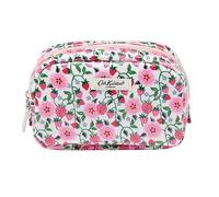 Cath Kidston Wash Bag, Small Toiletry, Cosmetic or Makeup Organiser for Beauty Essentials, 2 Waterproof See-Through Compartments, Zip Closure, Travel Size, Vegan and Cruelty Friendly, Gift for Her