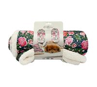 Cath Kidston Washable Pet Blanket Large 120 x 100 cm, Reversible Soft Fleece Dog & Cat Blanket Throw for Sofa, Bed & Car, Furniture Protector, Dolly Rose Print