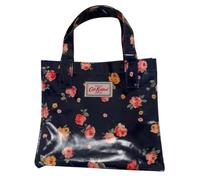 Cath Kidston Wimbourne Rose Navy Oilcloth Small Bookbag Tote Bag