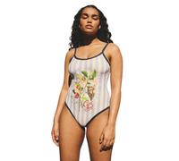 Cath Kidston Women's Contrast Striped One Piece Swimsuit in Blue | Size: 22 Cath Kidston Blue 22