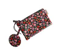 Cath Kidston Women's Ditsy Floral Purse & Mirror in Black Cath Kidston Black One Size