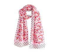 Cath Kidston Women's Ditsy Print Viscose Lightweight Scarf in Pink Cath Kidston Pink One Size