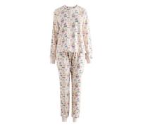 Cath Kidston Womens/Ladies Dogs Cotton Jersey Pyjama Set - Pink - M R - Pink - 95% Cotton/5% Elastane