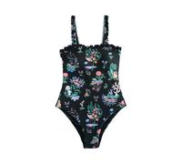 Cath Kidston Womens/Ladies Island Print Frill Trim One Piece Swimsuit - Black - 22 UK - Black