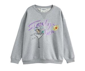 Cath Kidston Womens/Ladies Stanley Martini Glass Sweatshirt - Grey - XXL - Grey - 65% Cotton/35% Polyester