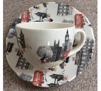 Cath Kidston x Mickey Mouse in London Cup and Saucer
