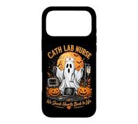 Cath Lab Nurse Halloween Spooky Ghost Cardiac Nursing Case for iPhone 17 Pro Max