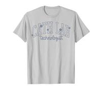 Cath Lab Technologist Floral Cath Lab Tech Cardiac Catheteri T-Shirt