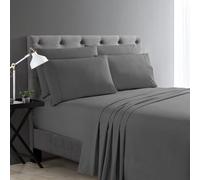 Cathay Home Sheet Set, Microfiber, Gray, Full