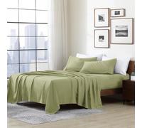 Cathay Home Sheet Set, Microfiber, Sage, Queen