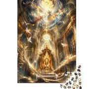 Cathedral 1000 Pieces Mini Jigsaw Puzzle for Adults | 38x26cm Cardboard Home Decor Smooth Surface Birthday Gift Mind Relaxation