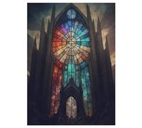 Cathedral 300 Pieces Jigsaw Puzzles For Adults Suitable For Children 12 And Up Wooden Puzzle 42×30cm