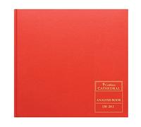 Collins Cathedral Analysis Book Casebound 297x315mm 24 Cash Column 96 Pages Red 150/24.1 - 811254