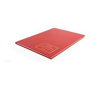 Collins Collins Cathedral Analysis Book Casebound A4 20 Cash Column 96 Pages Red