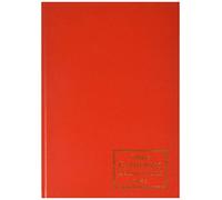 Collins Collins Cathedral Analysis Book Casebound A4 4 Cash Column 96 Pages Red