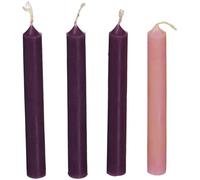 Cathedral Art (Abbey & CA Gift Advent, Set of 4, 4 Inch Candles