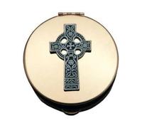 Cathedral Art (Abbey & CA Gift Gold Celtic Cross Pyx Container, Multi