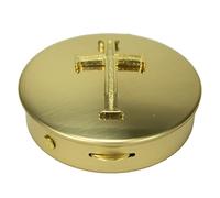 Cathedral Art Abbey & CA Gift Gold Latin Cross Pyx Container